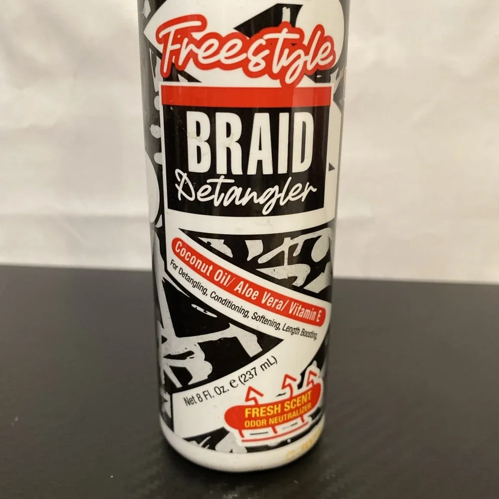 Via Natural Freestyle Braid‎ Detangler 8 FL OZ (237ml)